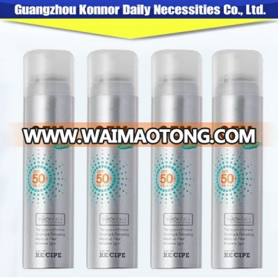 Waterproof Travel Size Sunscreen Spray Aerosol Sunscreen Spray SPF 50